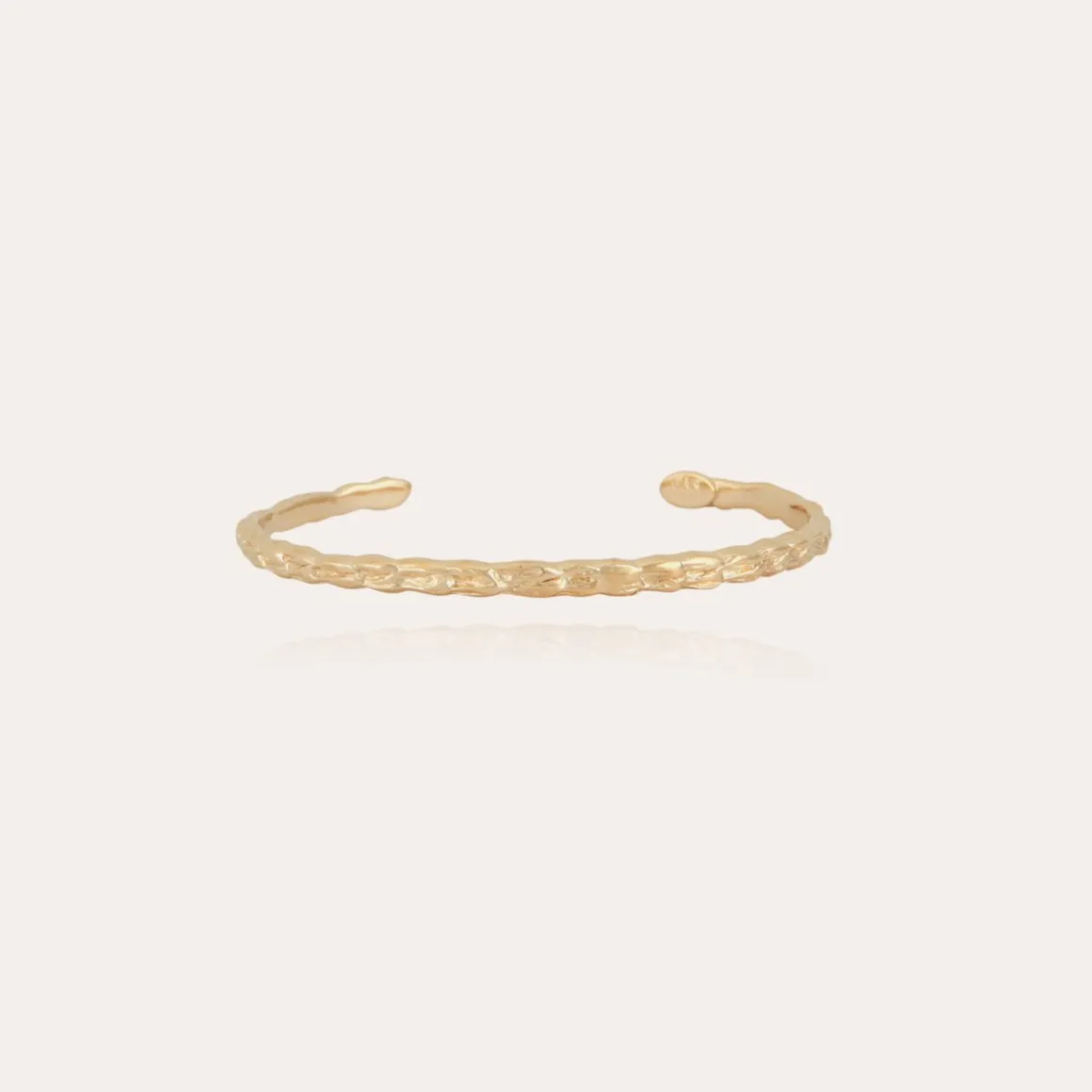 Bracelet jonc Liane mini doré