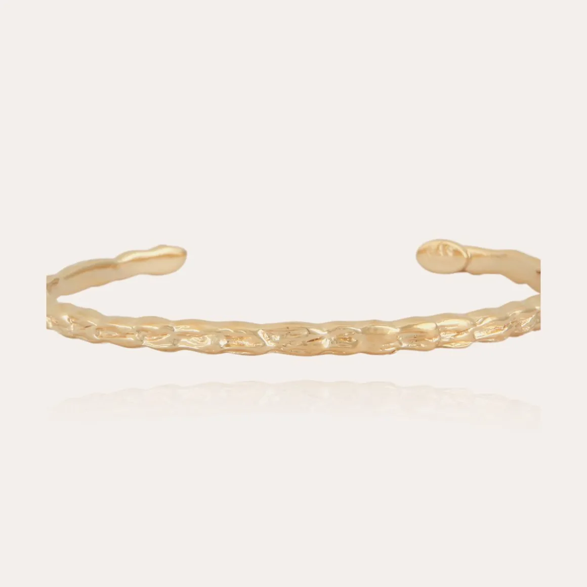 Bracelet jonc Liane mini doré