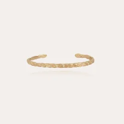 Bracelet jonc Liane mini doré
