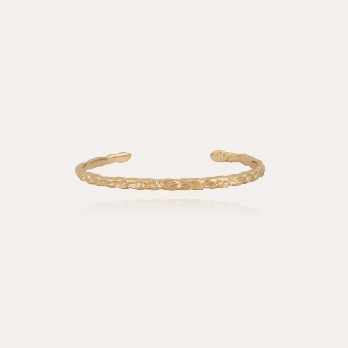 Bracelet jonc Liane mini doré