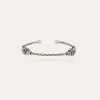 Bracelet jonc Torsade 2 petit modèle argenté