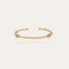 Bracelet jonc Torsade petit modèle doré