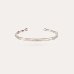 Bracelet Lino grand modèle argenté