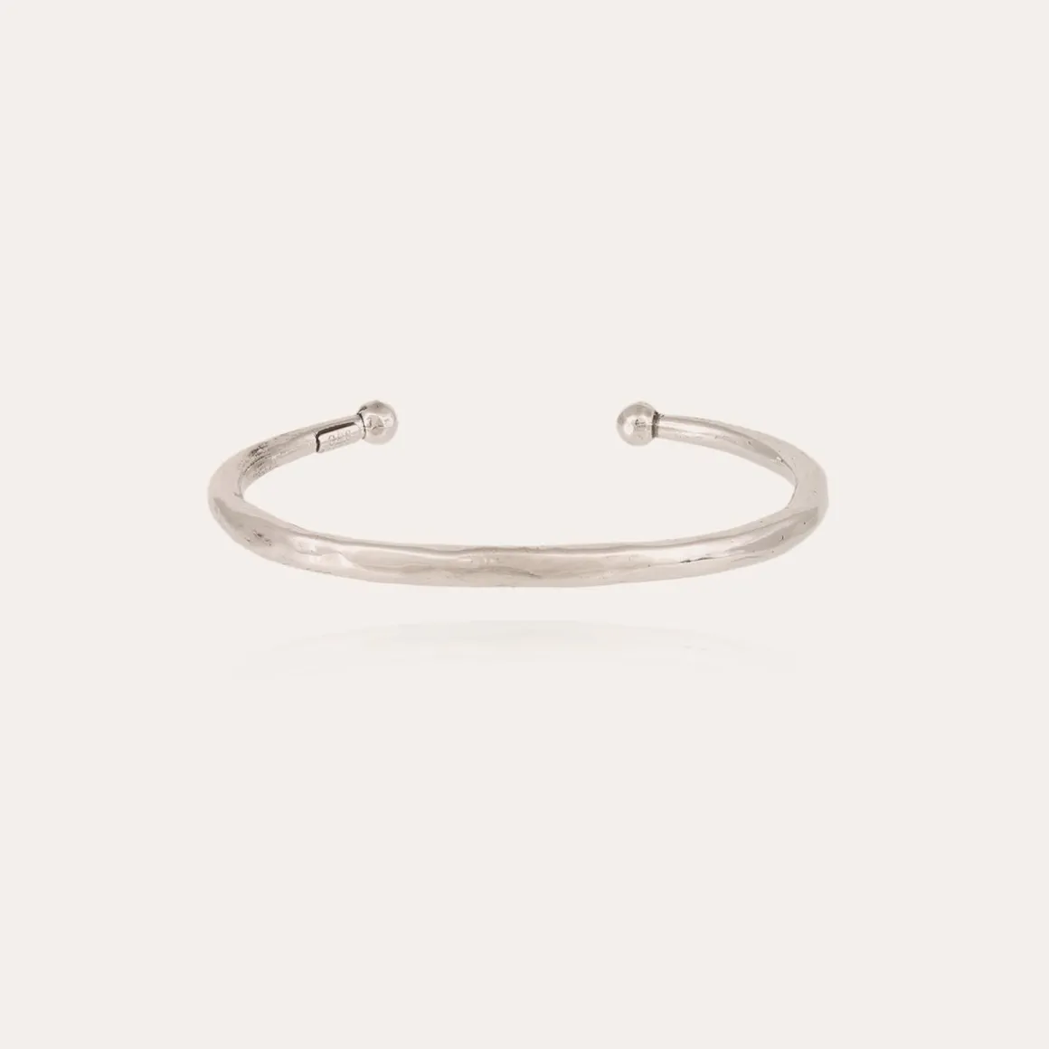 Bracelet Lino grand modèle argenté