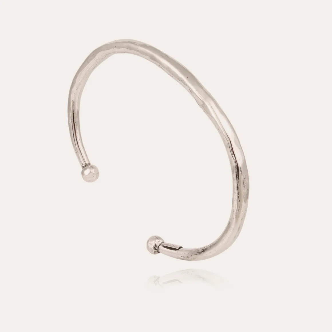 Bracelet Lino grand modèle argenté
