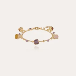 Bracelet Lucce Serti doré