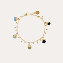 Bracelet Lucce Serti doré