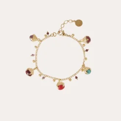Bracelet Lucce Serti doré