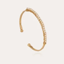 Bracelet Lyre jonc petit modèle doré