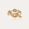 Bracelet Maille Ovale moyen modèle doré