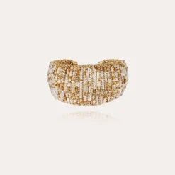 Bracelet manchette Izzia doré