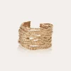 Bracelet manchette Liane doré