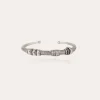 Bracelet Maranzana martelé argenté