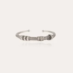 Bracelet Maranzana martelé argenté