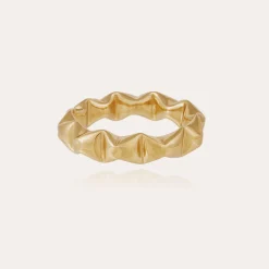 Bracelet Moki grand modèle doré
