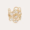 Bracelet Olympie doré - Nacre blanche