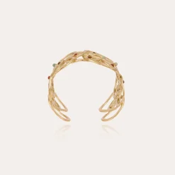 Bracelet Olympie strass doré