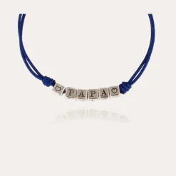 Bracelet Papa argenté