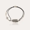 Bracelet Penna grand modèle argenté