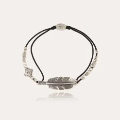 Bracelet Penna grand modèle argenté