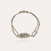 Bracelet Penna grand modèle argenté