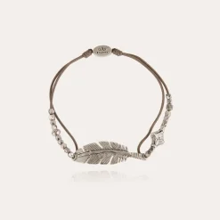 Bracelet Penna grand modèle argenté