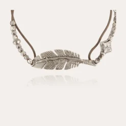 Bracelet Penna grand modèle argenté