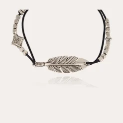 Bracelet Penna grand modèle argenté