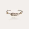 Bracelet Penna jonc grand modèle bicolore