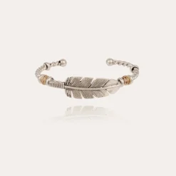 Bracelet Penna jonc grand modèle bicolore