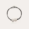 Bracelet Platine grand modèle argenté