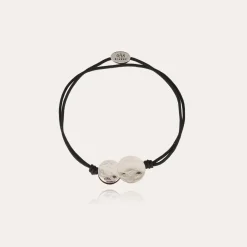 Bracelet Platine grand modèle argenté