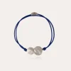 Bracelet Platine grand modèle argenté
