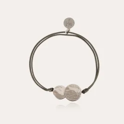 Bracelet Platine grand modèle argenté