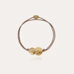 Bracelet Platine grand modèle doré
