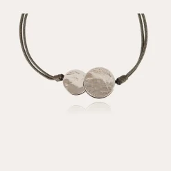 Bracelet Platine grand modèle argenté
