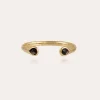 Bracelet Saint Germain doré - Nacre Grise