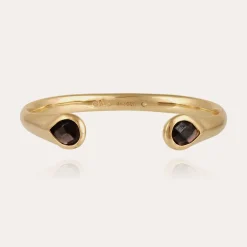 Bracelet Saint Germain doré - Nacre Grise