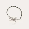 Bracelet Salamandre grand modèle argenté