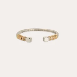 Bracelet Sari grand modèle bis bicolore