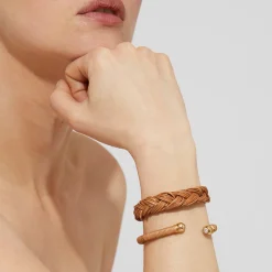 Bracelet Sari strass doré - Osier - Collection 55 ans