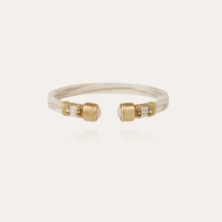 Bracelet Sarina Bis acétate doré - Ivoire