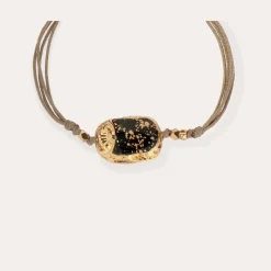 Bracelet Scaramouche émail doré