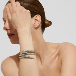 Bracelet Serpent argenté