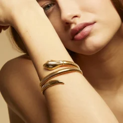 Bracelet Serpent doré
