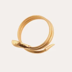 Bracelet Serpent doré