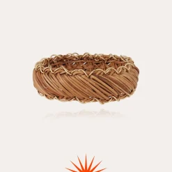 Bracelet Tojo doré - Osier - Collection 55 ans