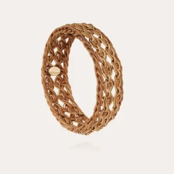 Bracelet Tojo doré - Osier - Collection 55 ans