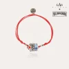 Bracelet Tortue émail Vilebrequin grand modèle argenté