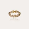 Bracelet Trevise double doré